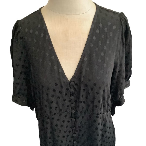 Anthropologie Maeve Black Eudora Rococo Revival Castlecore Medieval - Picture 4 of 7